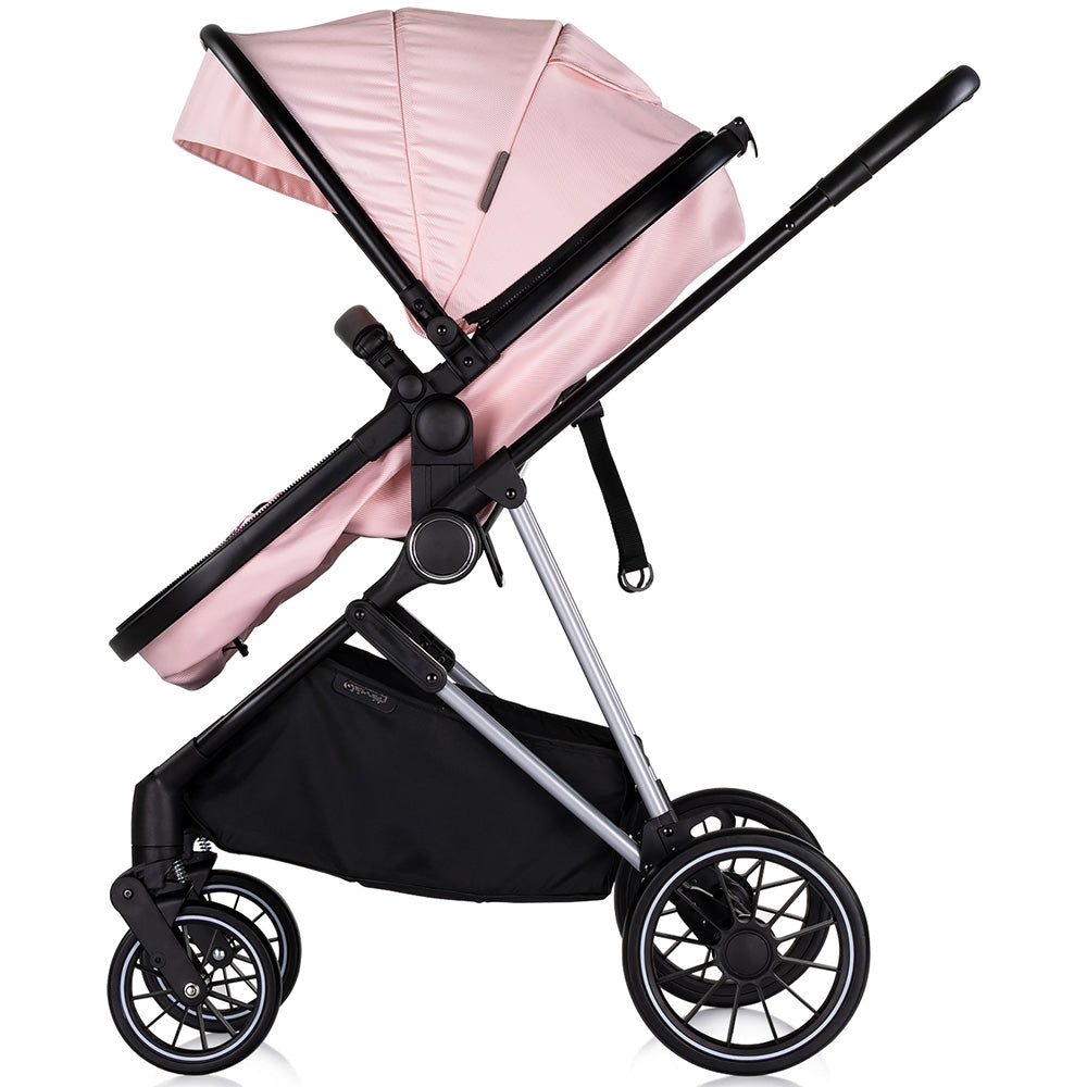 Carucior Chipolino Aura 2 in 1 pink marshmallow - gogobaby.ro