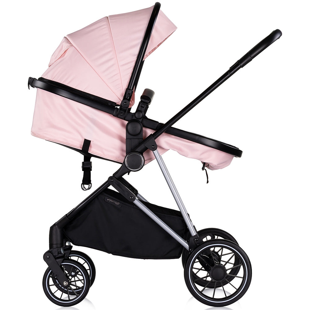 Carucior Chipolino Aura 2 in 1 pink marshmallow - gogobaby.ro