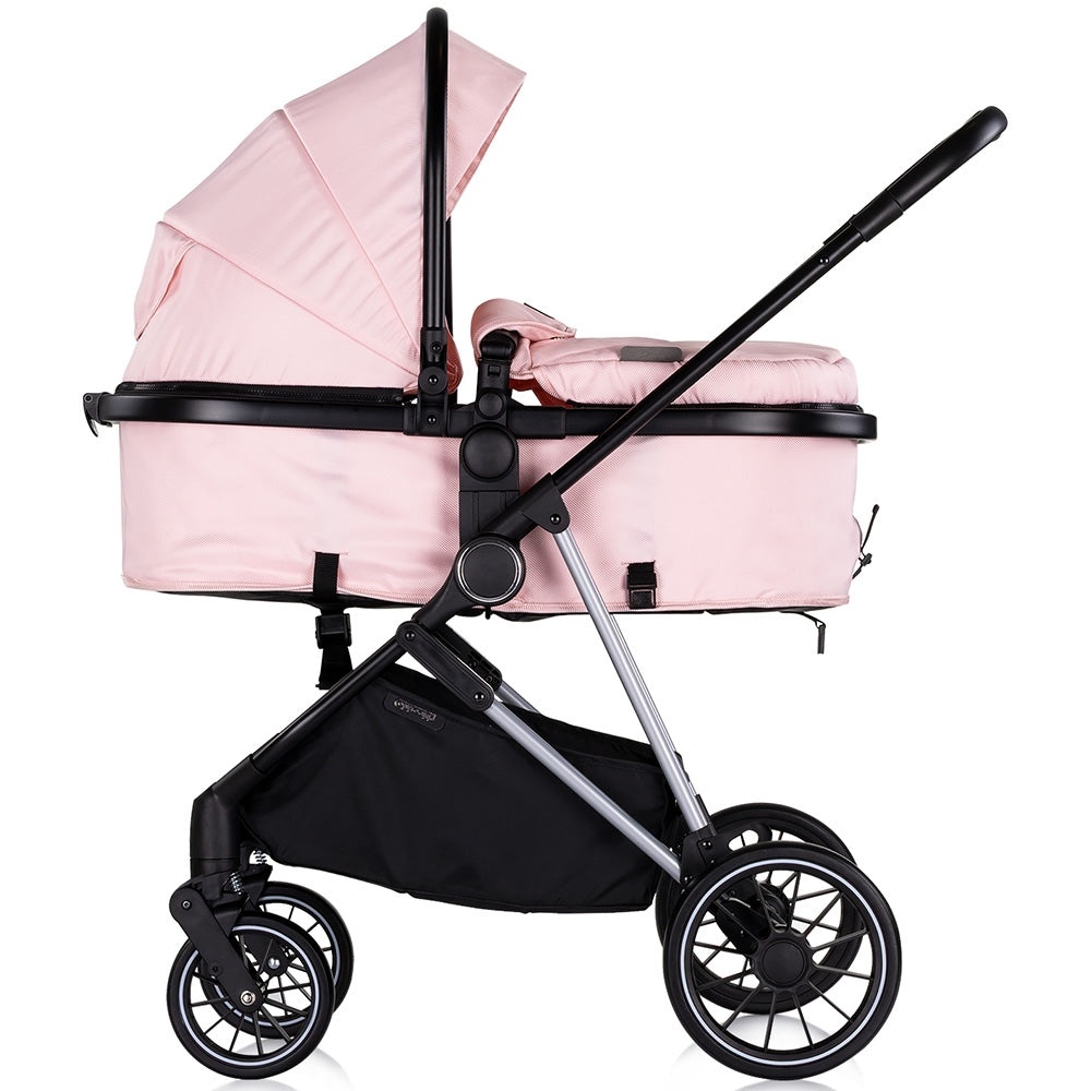 Carucior Chipolino Aura 2 in 1 pink marshmallow - gogobaby.ro