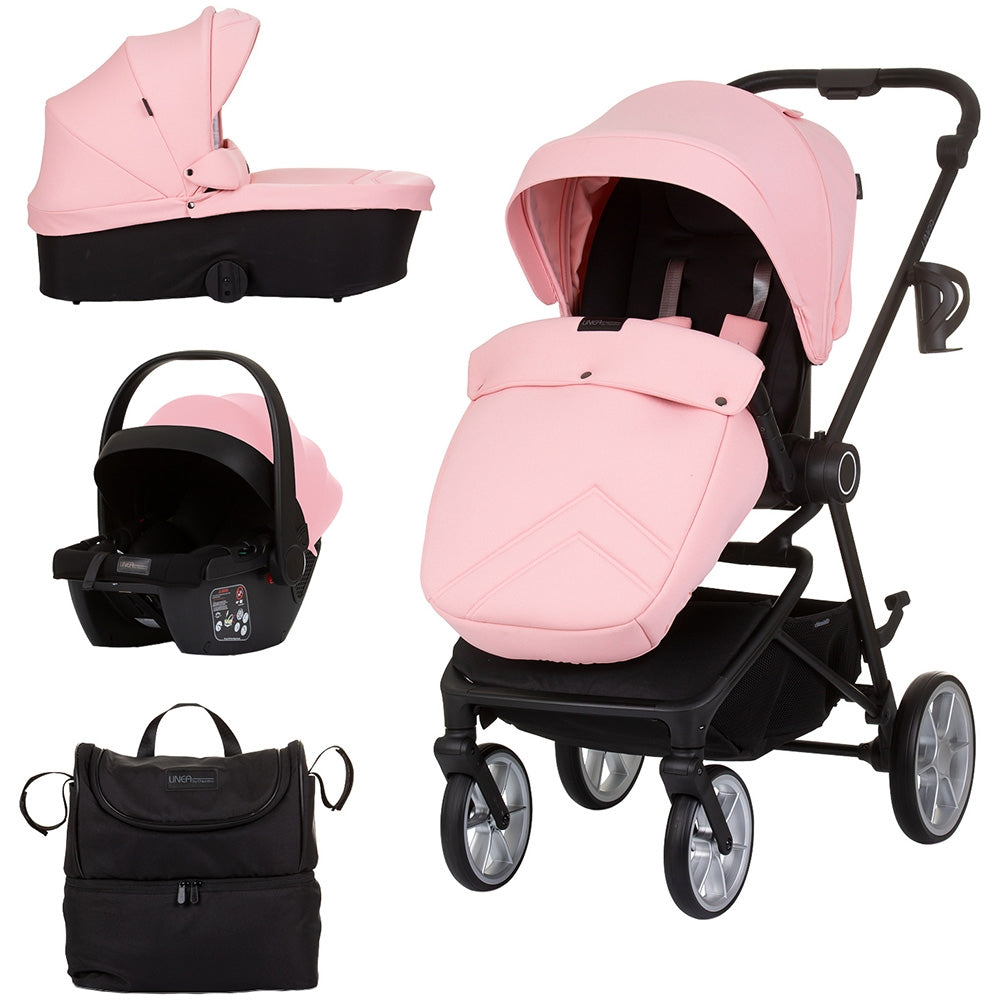 Carucior Chipolino Linea 3 in 1 flamingo - gogobaby.ro