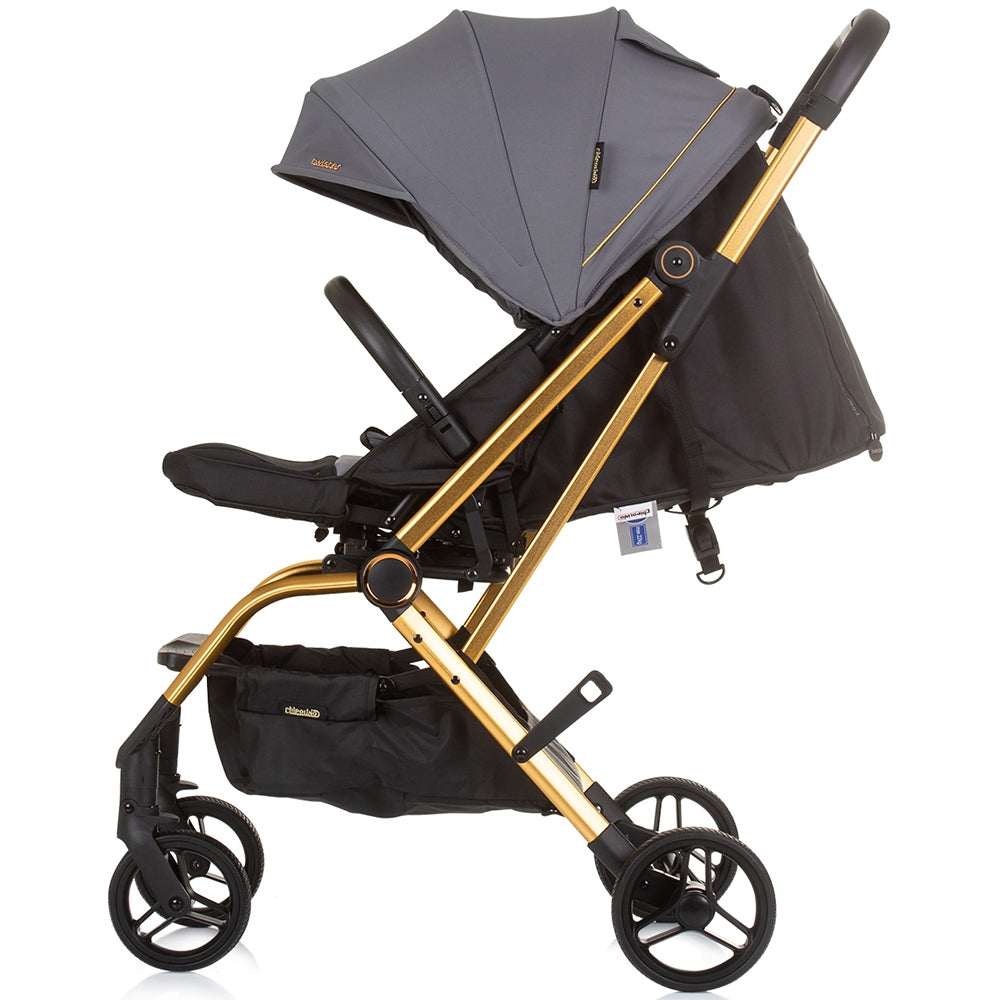 Carucior Chipolino Twister granite cu sezut rotativ - gogobaby.ro