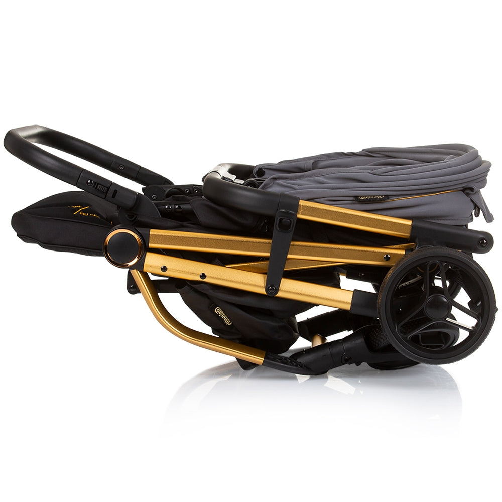Carucior Chipolino Twister granite cu sezut rotativ - gogobaby.ro
