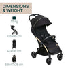 Carucior copii 2 in 1 Chicco Goody X Plus, Kory Plus I-Size 87146, Black Relux, 0luni+