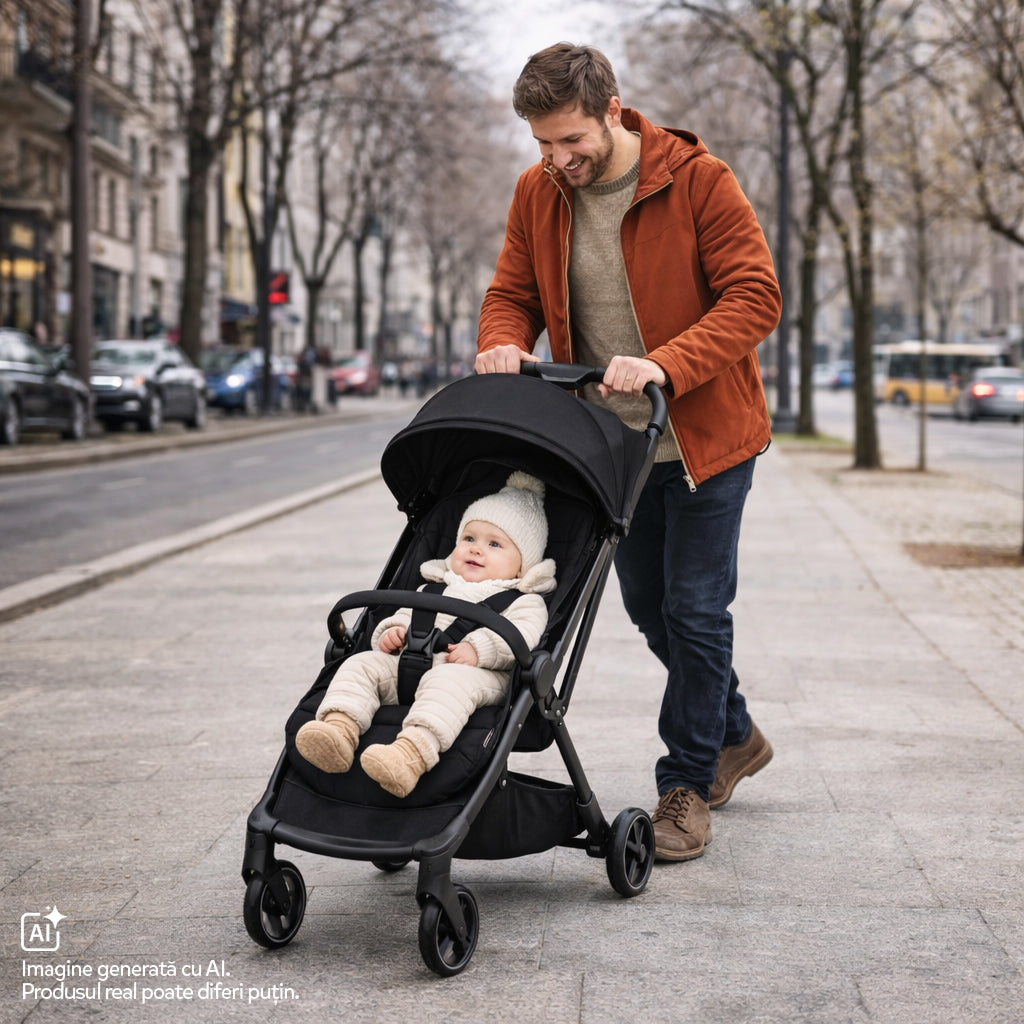 Carucior copii sport Chicco We, Black, 0luni+ - gogobaby.ro