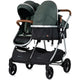 Carucior gemeni Chipolino Duo Smart 2 in 1 basil