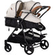 Carucior gemeni Chipolino Duo Smart 2 in 1 biscotta