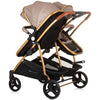 Carucior gemeni Chipolino Duo Smart 2 in 1 golden beige