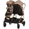 Carucior gemeni Chipolino Duo Smart 2 in 1 golden beige