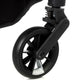 Carucior gemeni pliabil Twinside, Jane, Pliere rapida cu o mana, De la nastere pana la 22 Kg, Cu huse pentru ploaie, Spatare independente, Cu suspensii, Conform cu EN 1888-2:2018+A1:2023, Coal