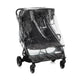 Carucior gemeni pliabil Twinside, Jane, Pliere rapida cu o mana, De la nastere pana la 22 Kg, Cu huse pentru ploaie, Spatare independente, Cu suspensii, Conform cu EN 1888-2:2018+A1:2023, Coal