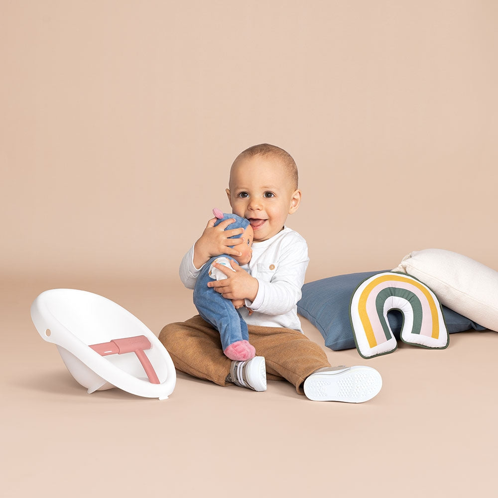 Carucior pentru papusi Smoby Baby Walker 3 in 1 cu papusa - gogobaby.ro