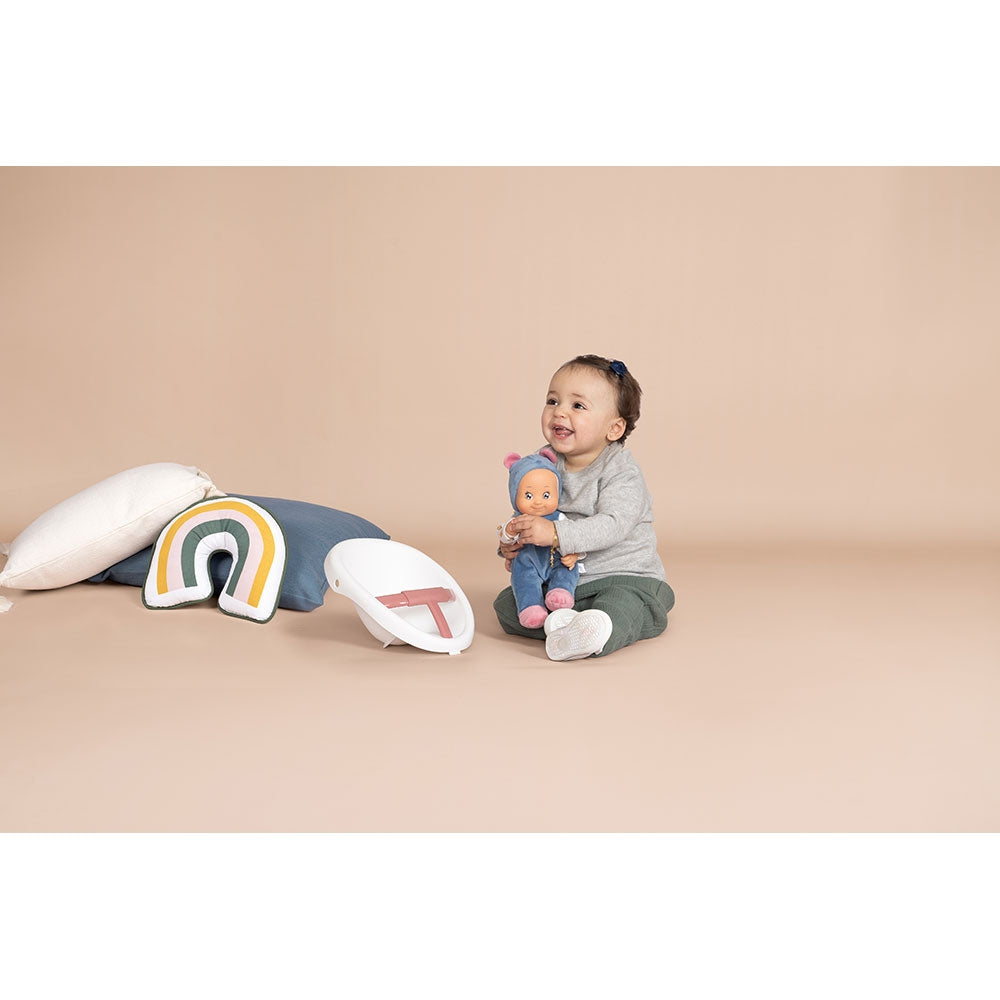 Carucior pentru papusi Smoby Baby Walker 3 in 1 cu papusa - gogobaby.ro