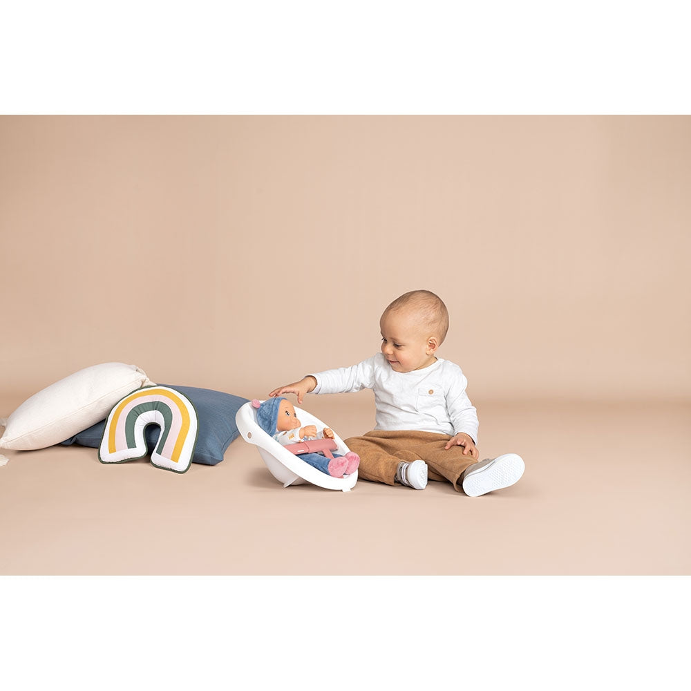 Carucior pentru papusi Smoby Baby Walker 3 in 1 cu papusa - gogobaby.ro