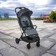 Carucior sport, Be Cool, Strike, Cu pliere automata, Roti cu suspensii, De la nastere pana la 22 Kg, 6.88 Kg, Be Azure