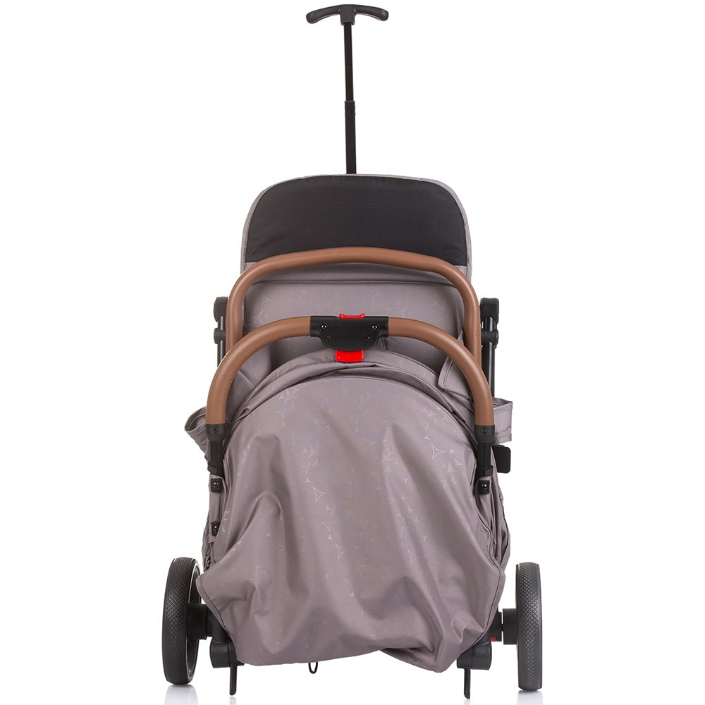 Carucior sport Chipolino Fantasy cu husa picioare tiramisu - gogobaby.ro