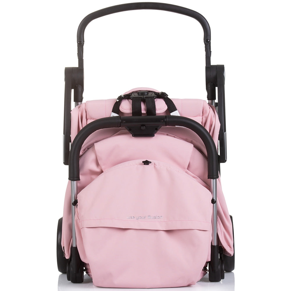 Carucior sport Chipolino Illusion pink marshmallow - gogobaby.ro