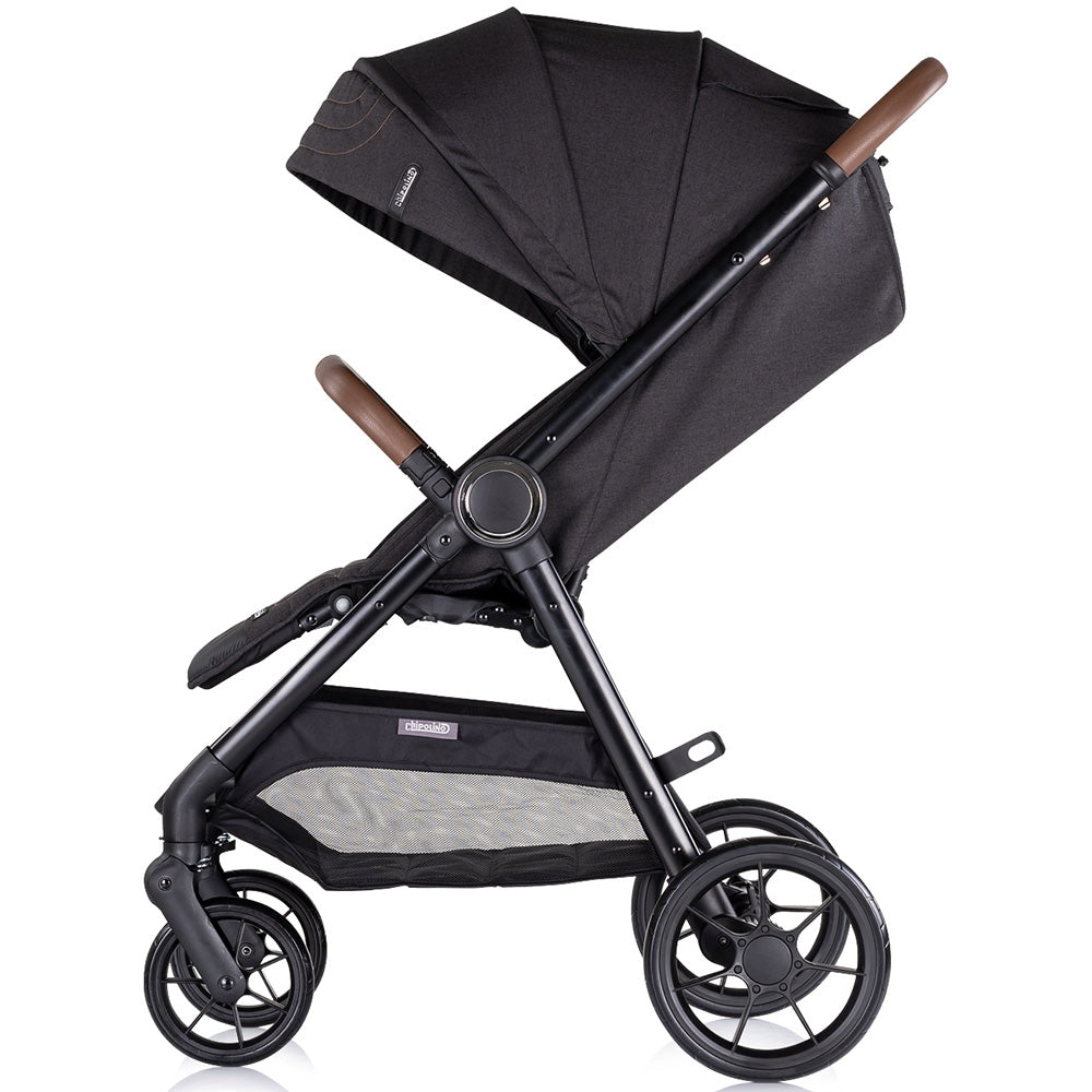 Carucior sport Chipolino Ultera cu husa picioare blackberry - gogobaby.ro