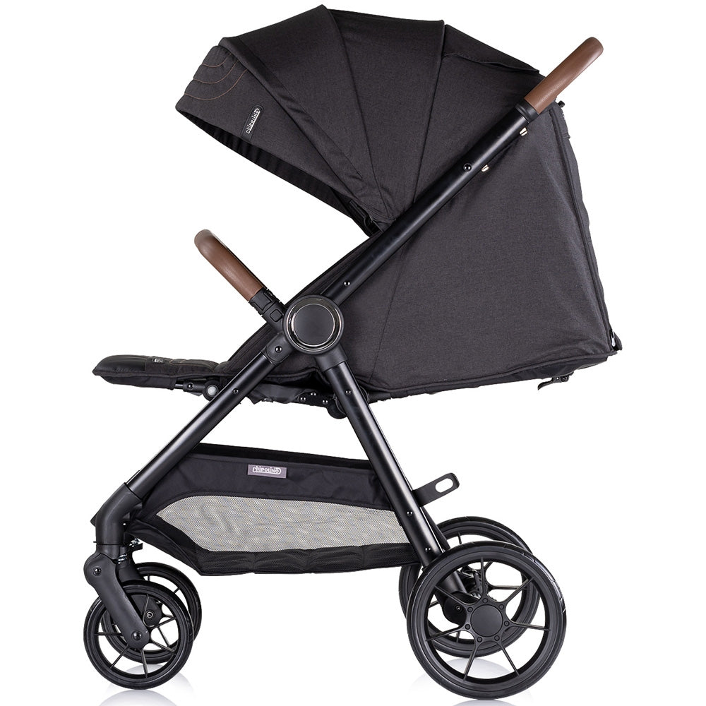 Carucior sport Chipolino Ultera cu husa picioare blackberry - gogobaby.ro