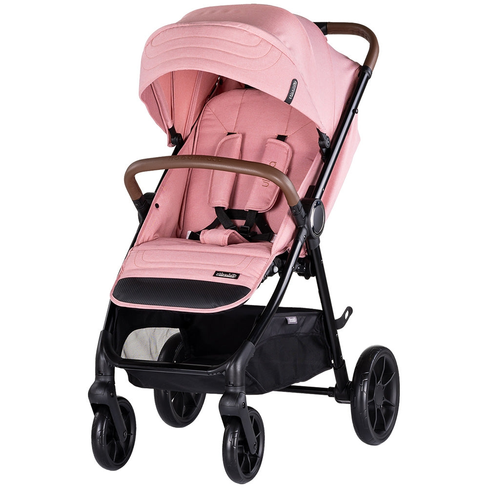 Carucior sport Chipolino Ultera cu husa picioare pink marshmallow - gogobaby.ro