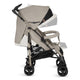 Carucior sport compact, Lionelo, Irma, Spatar ajustabil in 4 pozitii, Suport picioare reglabil, Manere rotative, Pliere tip umbrela, 6- 36 luni, Pana la 15 kg, Conform cu EN1888-1:2018, Bej