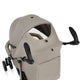 Carucior sport compact, Lionelo, Irma, Spatar ajustabil in 4 pozitii, Suport picioare reglabil, Manere rotative, Pliere tip umbrela, 6- 36 luni, Pana la 15 kg, Conform cu EN1888-1:2018, Bej