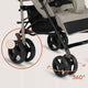 Carucior sport compact, Lionelo, Irma, Spatar ajustabil in 4 pozitii, Suport picioare reglabil, Manere rotative, Pliere tip umbrela, 6- 36 luni, Pana la 15 kg, Conform cu EN1888-1:2018, Bej