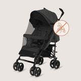 Carucior sport compact, Lionelo, Irma, Spatar ajustabil in 4 pozitii, Suport picioare reglabil, Manere rotative, Pliere tip umbrela, 6- 36 luni, Pana la 15 kg, Conform cu EN1888-1:2018, Gri inchis