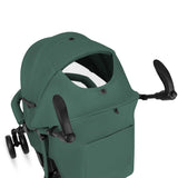 Carucior sport compact, Lionelo, Irma, Spatar ajustabil in 4 pozitii, Suport picioare reglabil, Manere rotative, Pliere tip umbrela, 6- 36 luni, Pana la 15 kg, Conform cu EN1888-1:2018, Verde smarald