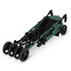 Carucior sport compact, Lionelo, Irma, Spatar ajustabil in 4 pozitii, Suport picioare reglabil, Manere rotative, Pliere tip umbrela, 6- 36 luni, Pana la 15 kg, Conform cu EN1888-1:2018, Verde smarald