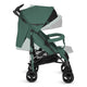 Carucior sport compact, Lionelo, Irma, Spatar ajustabil in 4 pozitii, Suport picioare reglabil, Manere rotative, Pliere tip umbrela, 6- 36 luni, Pana la 15 kg, Conform cu EN1888-1:2018, Verde smarald