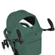 Carucior sport compact, Lionelo, Irma, Spatar ajustabil in 4 pozitii, Suport picioare reglabil, Manere rotative, Pliere tip umbrela, 6- 36 luni, Pana la 15 kg, Conform cu EN1888-1:2018, Verde smarald
