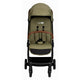 Carucior sport, FreeON, Bold, Pliabil automat, Roti cu suspensii, De la nastere pana la 22 kg, Cu spatar reglabil in 3 pozitii, Green Army