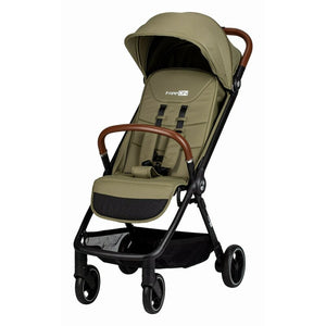 Carucior sport, FreeON, Bold, Pliabil automat, Roti cu suspensii, De la nastere pana la 22 kg, Cu spatar reglabil in 3 pozitii, Green Army
