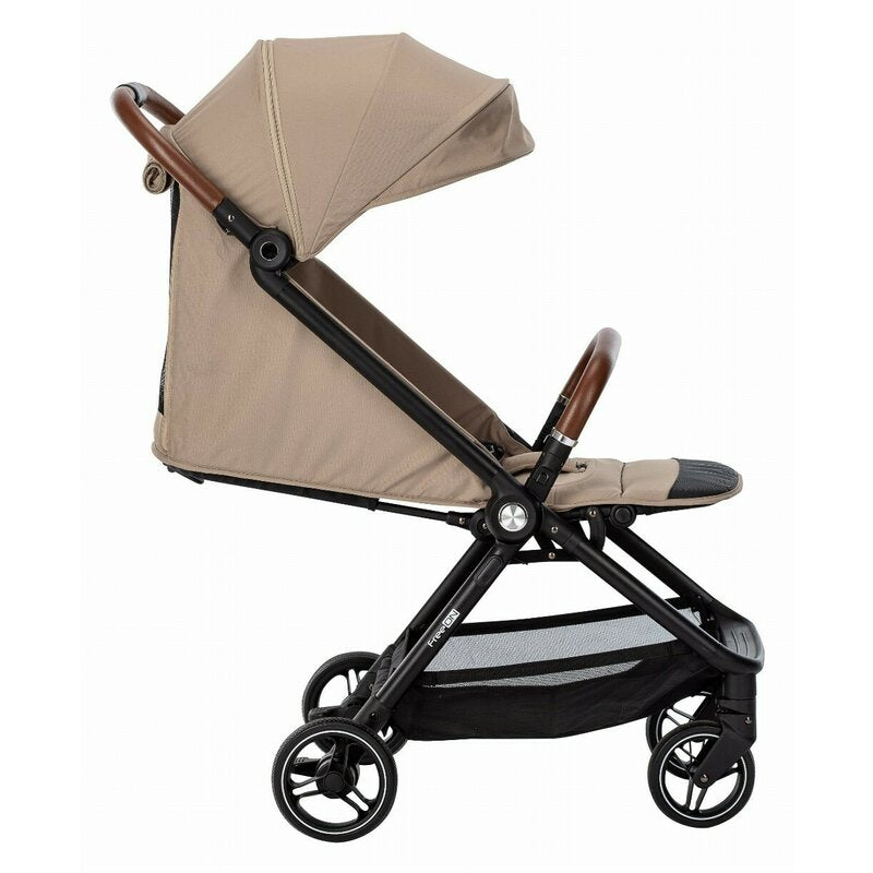 Carucior sport, FreeON, Bold, Pliabil automat, Roti cu suspensii, De la nastere pana la 22 kg, Cu spatar reglabil in 3 pozitii, Green Army