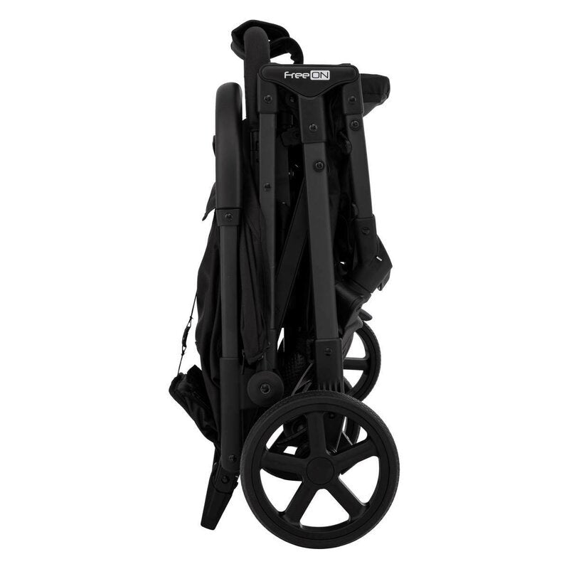 Carucior sport, FreeON, Tao, Pana la 22 Kg, 6.9 Kg, Cu maner pentru transport, Conform cu standardul european EN, Black - gogobaby.ro