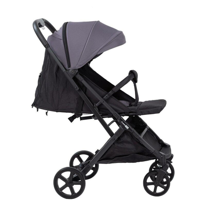 Carucior sport, FreeON, Tao, Pana la 22 Kg, 6.9 Kg, Cu maner pentru transport, Conform cu standardul european EN, Grey - gogobaby.ro