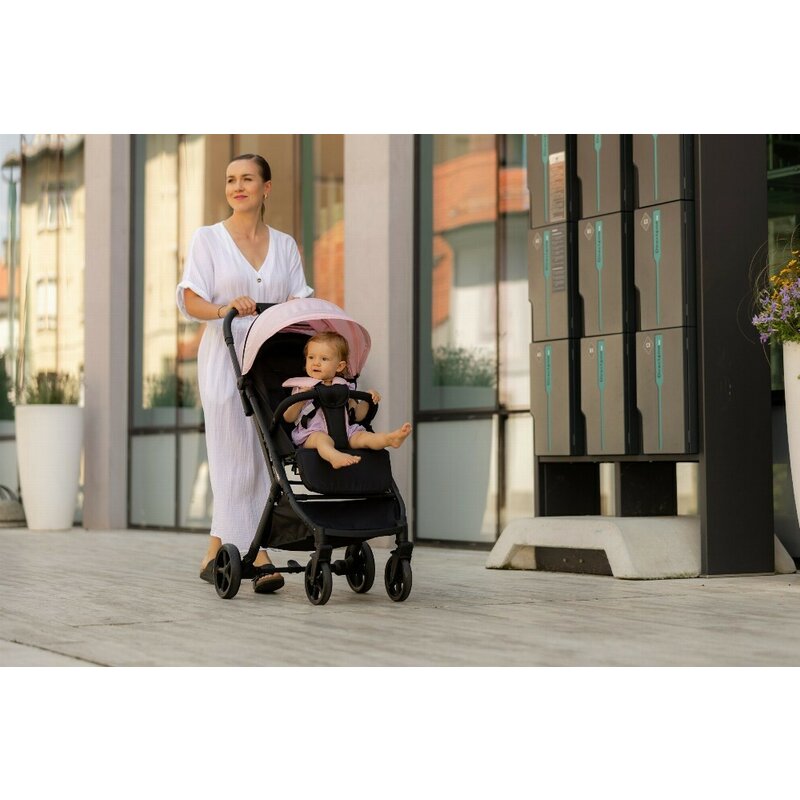 Carucior sport, FreeON, Tao, Pana la 22 Kg, 6.9 Kg, Cu maner pentru transport, Conform cu standardul european EN, Pink