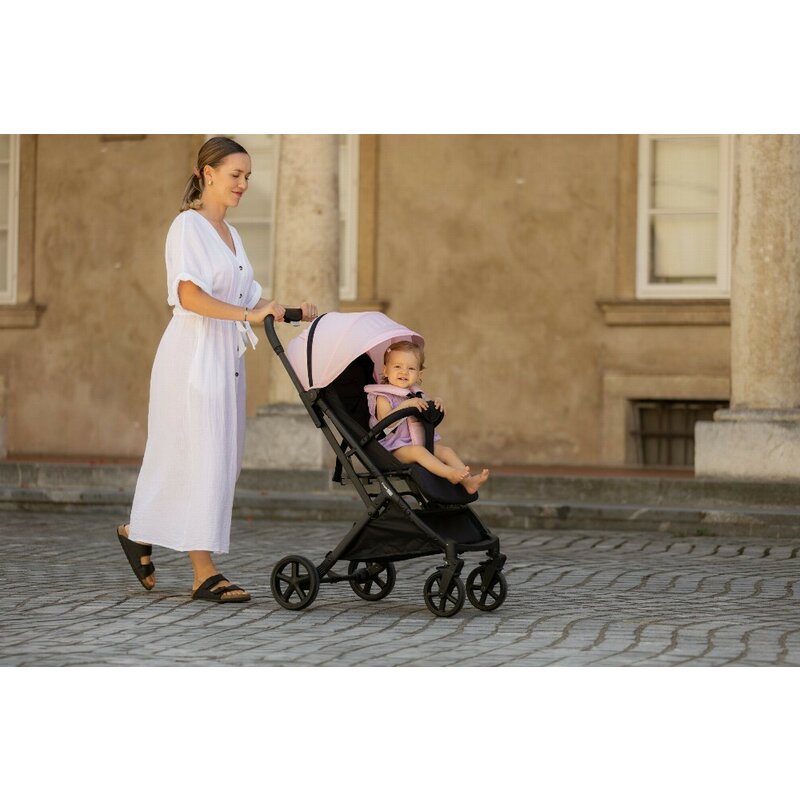 Carucior sport, FreeON, Tao, Pana la 22 Kg, 6.9 Kg, Cu maner pentru transport, Conform cu standardul european EN, Pink