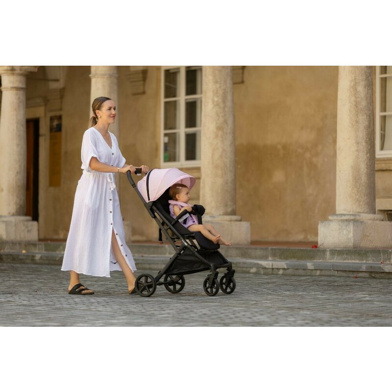 Carucior sport, FreeON, Tao, Pana la 22 Kg, 6.9 Kg, Cu maner pentru transport, Conform cu standardul european EN, Pink