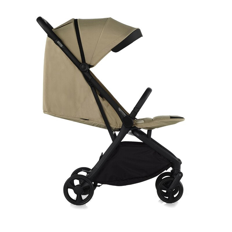 Carucior sport, Jane, Clap, Sistem compact de pliere care permite transportul caruciorului la bordul aeronavei, Cadru din aluminium, De la nastere pana la 26Kg, Conform cu standardul european EN 1888-2:2018+A1:2023, Desert - gogobaby.ro