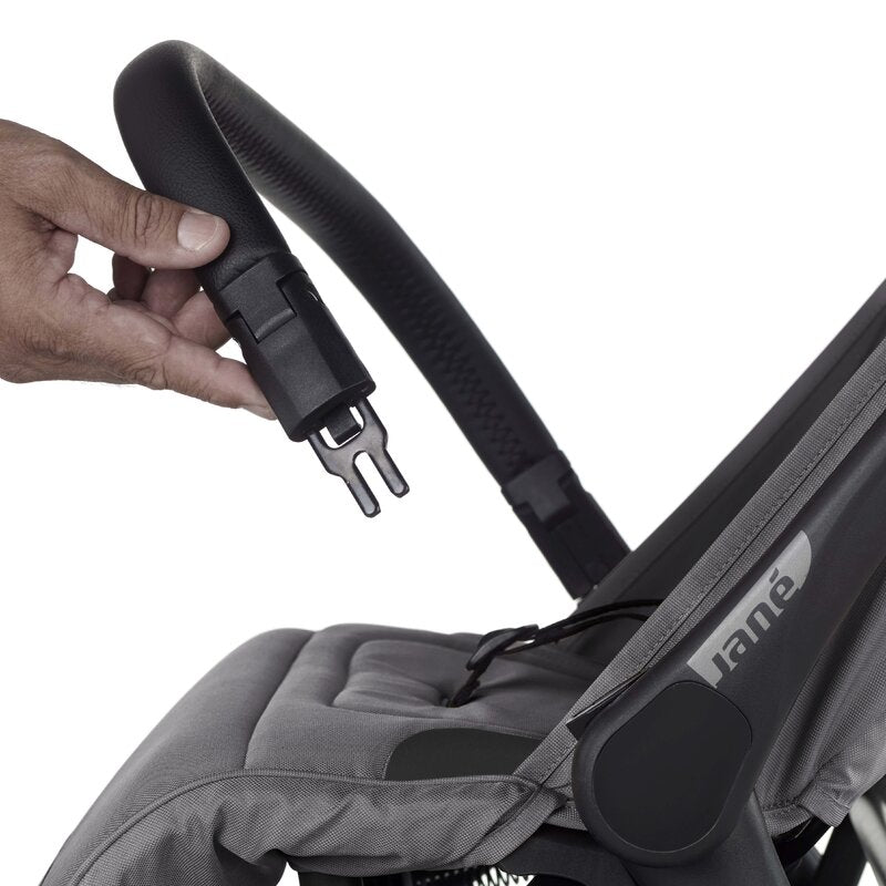 Carucior sport, Jane, Clap, Sistem compact de pliere care permite transportul caruciorului la bordul aeronavei, Cadru din aluminium, De la nastere pana la 26Kg, Conform cu standardul european EN 1888-2:2018+A1:2023, Coal - gogobaby.ro