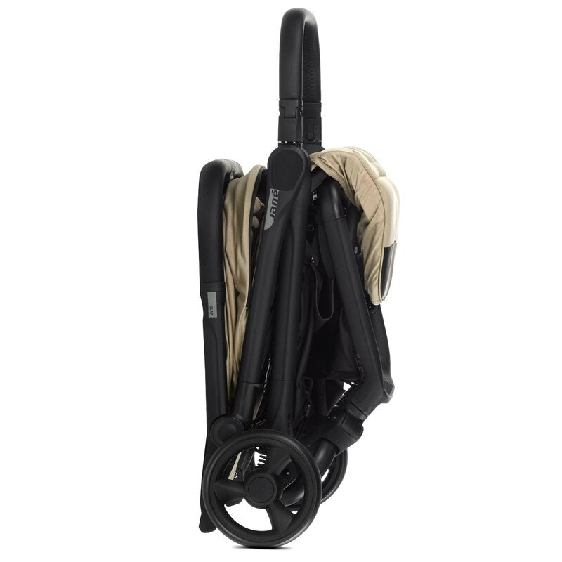 Carucior sport, Jane, Clap, Sistem compact de pliere care permite transportul caruciorului la bordul aeronavei, Cadru din aluminium, De la nastere pana la 26Kg, Conform cu standardul european EN 1888-2:2018+A1:2023, Desert - gogobaby.ro