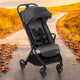 Carucior sport, Jane, Clap, Sistem compact de pliere care permite transportul caruciorului la bordul aeronavei, Cadru din aluminium, De la nastere pana la 26Kg, Conform cu standardul european EN 1888-2:2018+A1:2023, Coal
