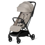 Carucior sport, Lionelo, Agia, 7.3 kg, Ultracompact, Pliere rapida cu o mana, Suport pentru biberon inclus, Sezutul lat si confortabil, 6-48 luni, Sustine 22 kg, Bej