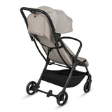 Carucior sport, Lionelo, Agia, 7.3 kg, Ultracompact, Pliere rapida cu o mana, Suport pentru biberon inclus, Sezutul lat si confortabil, 6-48 luni, Sustine 22 kg, Bej