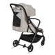 Carucior sport, Lionelo, Agia, 7.3 kg, Ultracompact, Pliere rapida cu o mana, Suport pentru biberon inclus, Sezutul lat si confortabil, 6-48 luni, Sustine 22 kg, Bej