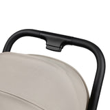 Carucior sport, Lionelo, Agia, 7.3 kg, Ultracompact, Pliere rapida cu o mana, Suport pentru biberon inclus, Sezutul lat si confortabil, 6-48 luni, Sustine 22 kg, Bej