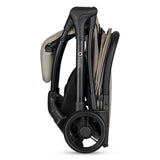 Carucior sport, Lionelo, Agia, 7.3 kg, Ultracompact, Pliere rapida cu o mana, Suport pentru biberon inclus, Sezutul lat si confortabil, 6-48 luni, Sustine 22 kg, Bej