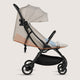 Carucior sport, Lionelo, Agia, 7.3 kg, Ultracompact, Pliere rapida cu o mana, Suport pentru biberon inclus, Sezutul lat si confortabil, 6-48 luni, Sustine 22 kg, Bej