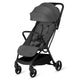 Carucior sport, Lionelo, Agia, 7.3 kg, Ultracompact, Pliere rapida cu o mana, Suport pentru biberon inclus, Sezutul lat si confortabil, 6-48 luni, Sustine 22 kg, Gri